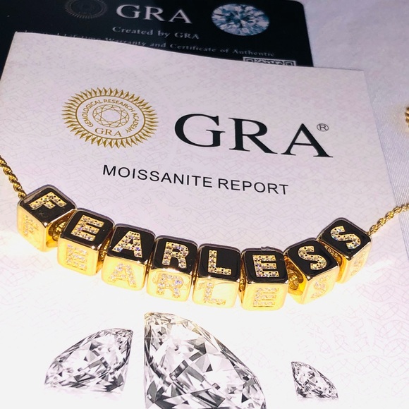 VVS gra certified diamond moisannitte pendant for FEARLESS , passes diamond test - Picture 6 of 7